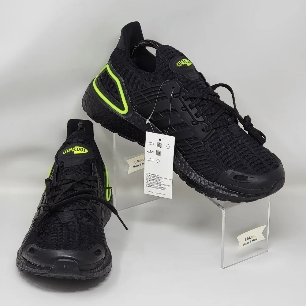Adidas Ultraboost CC_1 DNA Core Black Green Shoes GX7812 Mens Size 4 New